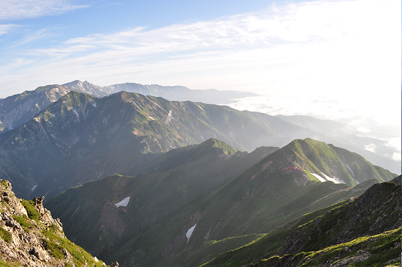 Mt. Karamatsu〜Mt. Goryu〜Mt. Kashimayari（4days）